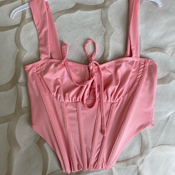 Pink Corset Top - Picture 1 of 2